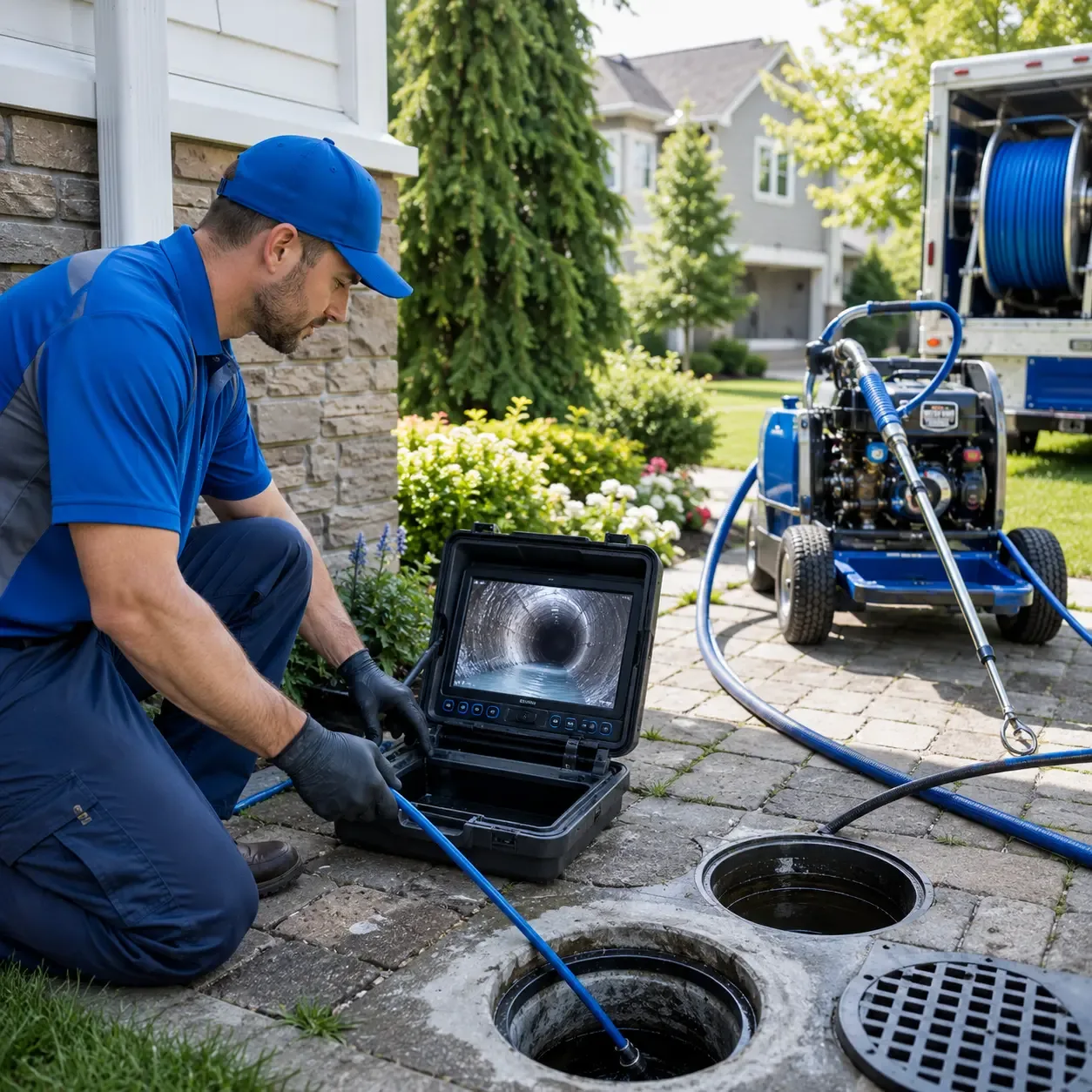 Outdoor drain cleaning professionals serving Jeffersonville, IN